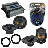 Compatible with Mini Cooper (convertible) 07-08 OEM Speaker Replacement Harmony Speakers & Ha...