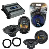 Compatible with Mini Cooper 2002-2006 OEM Speaker Replacement Harmony R65 R69 & Harmony HA-A400.4 Amp