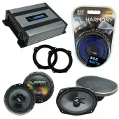 Compatible with Mini Cooper 2002-2006 Speakers Replacement Harmony C65 C69 & Harmony HA-A400.4 Amp