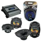 Compatible with Mini Cooper Coupe 07-14 OEM Speaker Replacement Harmony R5 R69 & Harmony HA-A400.4 Amp