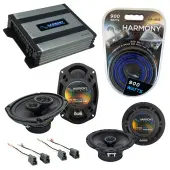 Compatible with Mitsubishi 3000GT 91-99 OEM Speaker Replacement Harmony R65 R69 & Harmony HA-A400.4 Amp