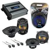 Compatible with Mitsubishi Diamante 92-04 OEM Speaker Replacement Harmony R5 R69 & Harmony HA-A400.4 Amp