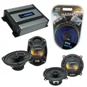 Compatible with Mitsubishi Diamante Wagon 93-95 OEM Speaker Replacement Harmony Speakers & Harmony HA-A400.4