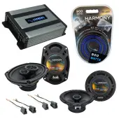 Compatible with Mitsubishi Eclipse 95-05 OEM Speaker Replacement Harmony R65 R69 & Harmony HA-A400.4 Amp
