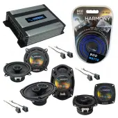 Compatible with Mitsubishi Expo 92-94 OEM Speaker Replacement Harmony R5 R4 R69 & Harmony HA-A400.4 Amp