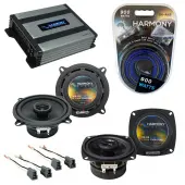 Compatible with Mitsubishi Galant 99-03 OEM Speaker Replacement Harmony R4 R5 & Harmony HA-A400.4 Amp