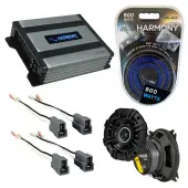 Compatible with Mitsubishi Precis 1990-1994 Speaker Replacement Kicker DSC4 DSC5 & Harmony HA-A400.4 Amp