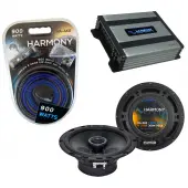 Compatible with Mitsubishi Raider 2006-2009 OEM Speaker Replacement Harmony R65 & Harmony HA-A400.4 Amp