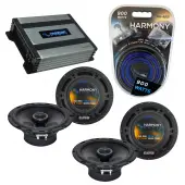 Compatible with Nissan 200SX 1995-1988 OEM Speaker Replacement Harmony (2) R65 & Harmony HA-A400.4
