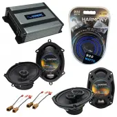 Compatible with Nissan Altima 1993-1997 OEM Speaker Replacement Harmony R68 R69 & Harmony HA-A400.4 Amp