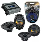 Compatible with Nissan Armada 2004-2015 OEM Speaker Replacement Harmony R69 R65 & Harmony HA-A400.4 Amp