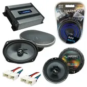 Compatible with Nissan Frontier 2005-2015 Speakers Replacement Harmony C69 C65 & Harmony HA-A400.4 Amp