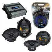 Compatible with Nissan Hardbody Truck 1994 OEM Speaker Replacement Harmony R65 R5 & Harmony HA-A400.4 Amp