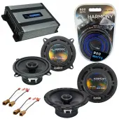 Compatible with Nissan Hardbody Truck 95-97 Speaker Replacement Harmony R65 R5 & Harmony HA-A400.4 Amp