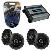 Compatible with Nissan Maxima 2000-2008 Factory Speaker Replacement Kicker (2) DSC65 & Harmony HA-A400.4