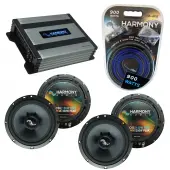 Compatible with Nissan Maxima 2000-2008 Factory Speakers Replacement Harmony (2) C65 & Harmony HA-A400.4