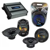 Compatible with Nissan Murano 2003-2007 OEM Speaker Replacement Harmony R65 R69 & Harmony HA-A400.4 Amp