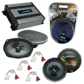 Compatible with Nissan Pathfinder 2005-2007 OEM Replacement Harmony Premium Speakers & Harmony HA-A400.4