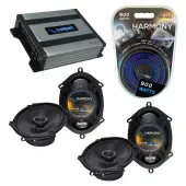 Compatible with Nissan Quest 1993-2006 Factory Speaker Replacement Harmony (2) R68 & Harmony HA-A400.4