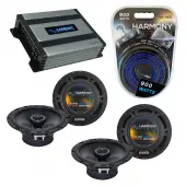 Compatible with Nissan Rogue 2008-2013 Factory Speaker Replacement Harmony (2) R65 & Harmony HA-A400.4