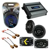 Compatible with Nissan Sentra 1991-1994 Factory Speaker Replacement Kicker DSC46 DSC65 & Harmony HA-A400.4