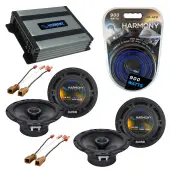 Compatible with Nissan Sentra 1995-1999 Factory Speaker Replacement Harmony (2) R65 & Harmony HA-A400.4