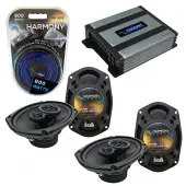 Compatible with Nissan Sentra 2007-2017 Factory Speaker Replacement Harmony (2) R69 & Harmony HA-A400.4