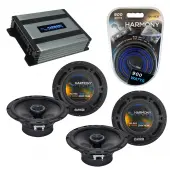 Compatible with Nissan Titan 2004-2007 Factory Speaker Replacement Harmony (2) R65 & Harmony HA-A400.4