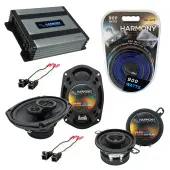 Compatible with Oldsmobile Cutlass Ciera 1990-1994 OEM Speaker Replacement Harmony & Harmony HA-A400.4 Amp