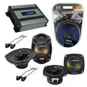 Compatible with Oldsmobile Cutlass Supreme 1992-1994 OEM Speaker Replacement Harmony & Harmony HA-A400.4 Amp