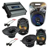 Compatible with Oldsmobile Cutlass Supreme 1995-1997 OEM Speaker Replacement Harmony & Harmony HA-A400.4 Amp