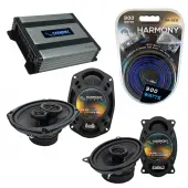 Compatible with Oldsmobile LSS 1996-1999 OEM Speaker Replacement Harmony R46 R69 & Harmony HA-A400.4 Amp