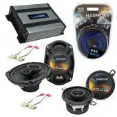 Compatible with Oldsmobile Ninety-Eight 1988-1993 OEM Speaker Replacement Harmony & Harmony HA-A400.4 Amp
