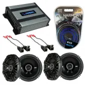 Compatible with Oldsmobile Silhouette 97-04 Speaker Replacement Kicker DS Series & Harmony HA-A400.4 Amp
