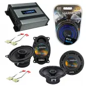 Compatible with Oldsmobile Silhouette APV 1990-1996 OEM Speaker Replacement Harmony & Harmony HA-A400.4 Amp