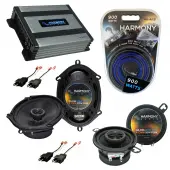 Compatible with Plymouth 400 1982-1983 Factory Speaker Replacement Harmony R35 R68 & Harmony HA-A400.4 Amp