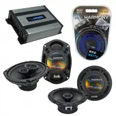 Compatible with Nissan Titan 2008-2012 OEM Speaker Replacement Harmony R65 R69 & Harmony HA-A400.4 Amp