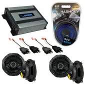 Compatible with Plymouth TC3 1981-1982 Factory Speaker Replacement Kicker (2) DSC5 & Harmony HA-A400.4