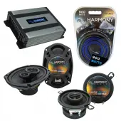 Compatible with Plymouth Volare 1976-1980 OEM Speaker Replacement Harmony R35 R69 & Harmony HA-A400.4 Amp