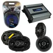 Compatible with Pontiac G5 2005-2006 Factory Speaker Replacement Kicker DSC65 DSC693 & Harmony HA-A400.4