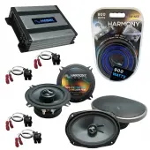 Compatible with Pontiac Grand Prix 1994-2003 OEM Replacement Harmony Premium Speakers & Harmony HA-A400.4