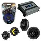 Compatible with Pontiac TransSport APV 1990-1992 Speaker Replacement Kicker DS & Harmony HA-A400.4 Amp