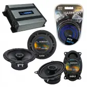 Compatible with Pontiac TransSport APV 1993-1996 OEM Speaker Replacement Harmony & Harmony HA-A400.4 Amp