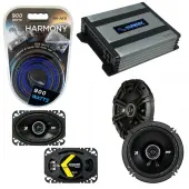 Compatible with Pontiac TransSport APV 1993-1996 Speaker Replacement Kicker DS & Harmony HA-A400.4 Amp