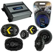 Compatible with Pontiac G8 2008-2009 Speaker Replacement Kicker DSC65 DSC35 DSC693 & Harmony HA-A400.4 Amp