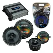 Compatible with Saturn Sky 2006-2009 Factory Speakers Replacement Harmony C65 C35 & Harmony HA-A400.4 Amp