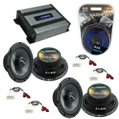 Compatible with Scion xA 2004-2006 Factory Speakers Replacement Harmony (2) C65 & Harmony HA-A400.4