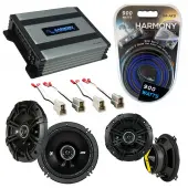Compatible with Subaru GL/DL Hatchback 1981-1989 Speaker Replacement DSC5 DSC65 & Harmony HA-A400.4 Amp