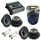 Compatible with Subaru Impreza WRX 2002-2005 OEM Speakers Replacement Harmony (2) C65 & Harmony HA-A400.4
