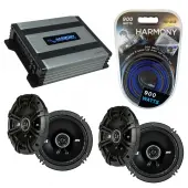 Compatible with Subaru Legacy 1995-2003 Factory Speaker Replacement Kicker (2) DSC65 & Harmony HA-A400.4